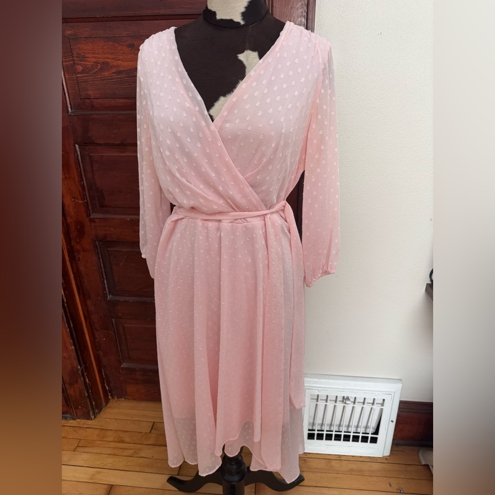Tommy Hilfiger Light Pink Sheer Dress
